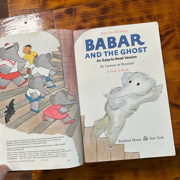 Vintage 1986 Babar And The Ghost Paperback Book - Picture 8 of 16